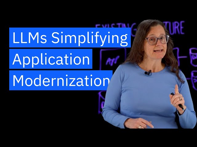 LLM's Simplifying Application Modernization