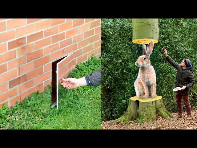 Easy 3D Tree Painting Illusion & Trick Art