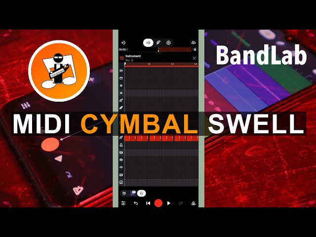 Create an awesome midi cymbal swell in Bandlab 