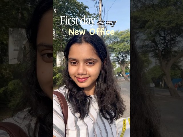 First Day of Work Vlog!! Long form coming soon ❤️ #minivlog #firstday #job #growth #ytshorts #vlog
