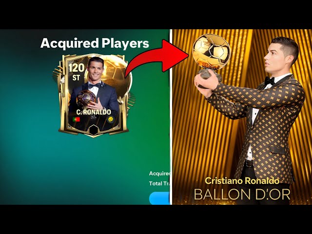 Can I Win The Ballon Dor With Cristiano Ronaldo In FC MOBILE | Dynamic Fc 