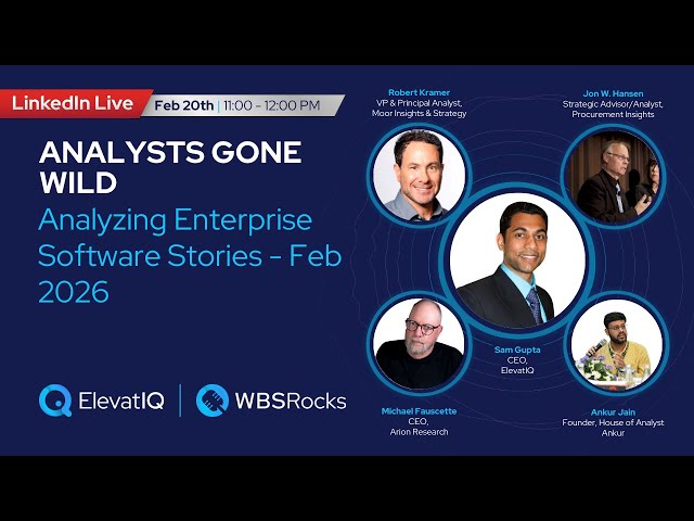 Analysts Gone Wild | Analyzing Enterprise Software Stories | Episode 48