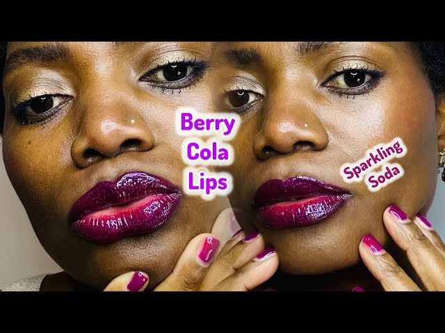 #13: Easy Viral Makeup Tutorial | Berry Cola lips | Sparkling soda lips