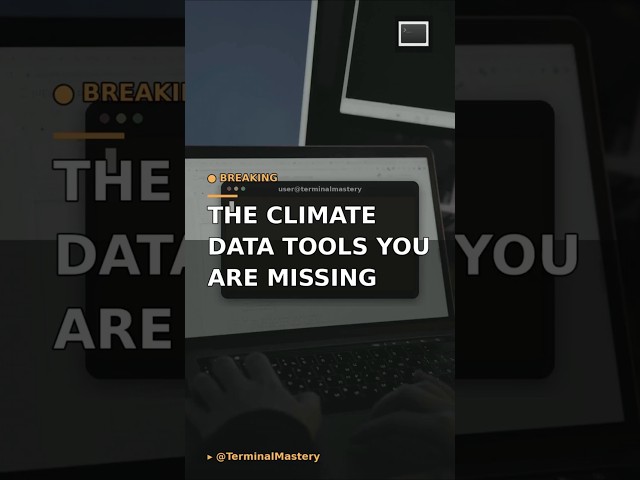 The Climate Data Tools You Are Missing #linux  #software #system