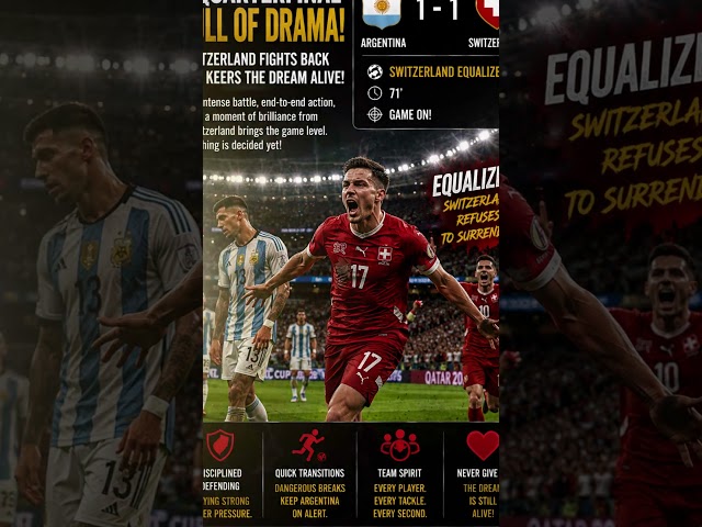How Argentina Ended Switzerland's World Cup Dream at World Cup 2026