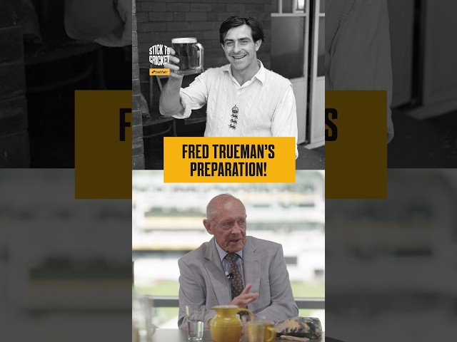 How did Fred Trueman prepare for the cricket season? 👀