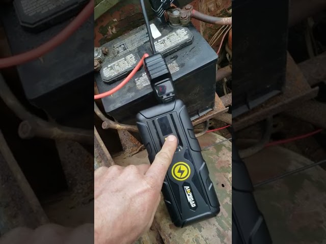 AMPROAD 4000A jump starter quick review #shorts