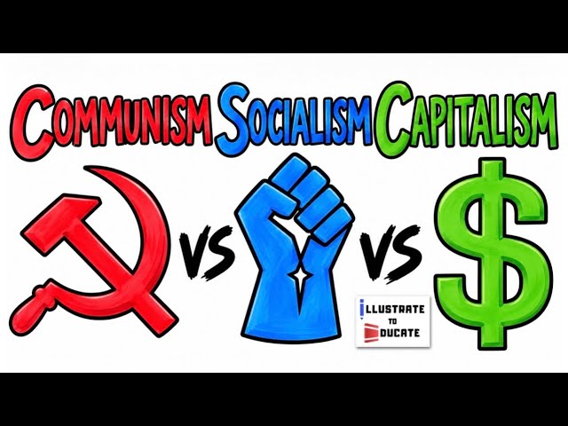 Communism Vs Socialism Vs Capitalism | What's the difference between Communism Socialism Capitalism?