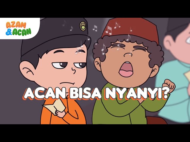 Pengumuman Ujian - Kartun Lucu Azam dan Acan