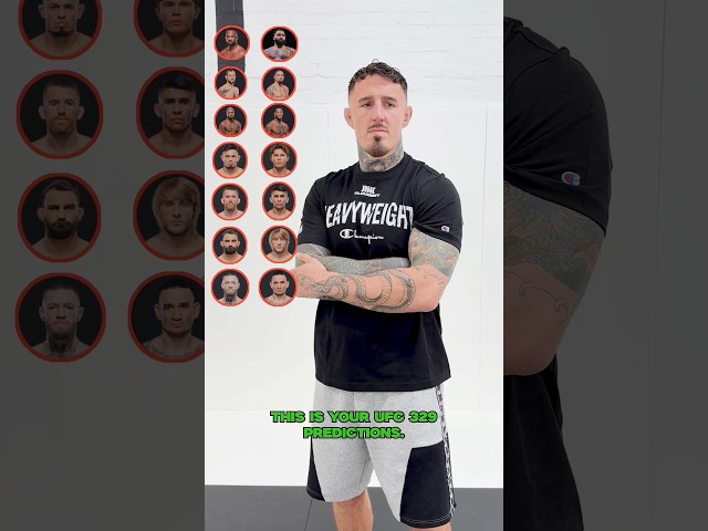My UFC 329 predictions 👊🔥🤝 #ufc329 #mma #conormcgregor #tomaspinall