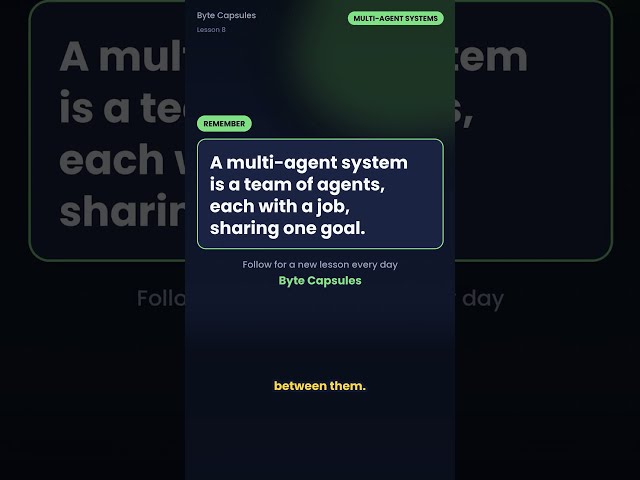 What Is a Multi-Agent System? #shorts  #learnpython #ai #llm