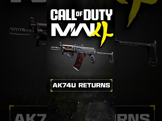 How to Unlock Classic AK74-U in MW4!