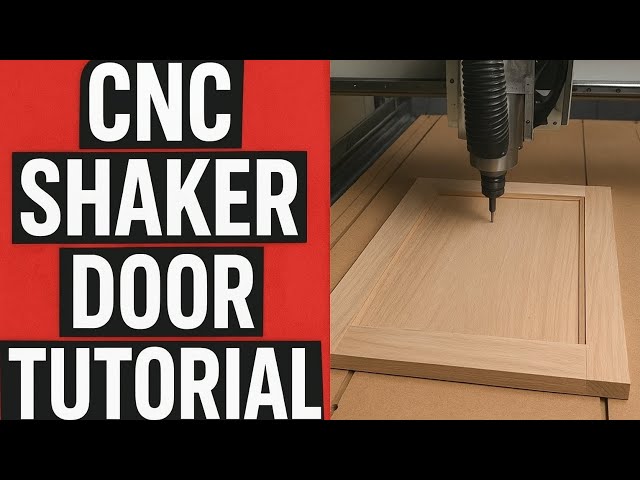 How to make shaker doors on a CNC machine