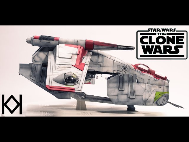3D Print and Paint a Clone Wars Republic Gunship | Star Wars Legion
