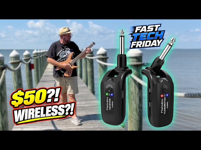 $50 Guitar Wireless?! 130+ FT Range Test | Flatsons TR-U2 Review