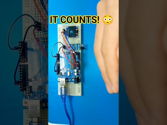 It Counts My Hand! 😳 1 to 10 with Arduino UNO + OLED