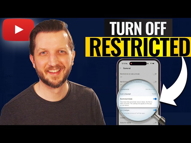 How To Turn Off Restricted Mode On Youtube On Phone