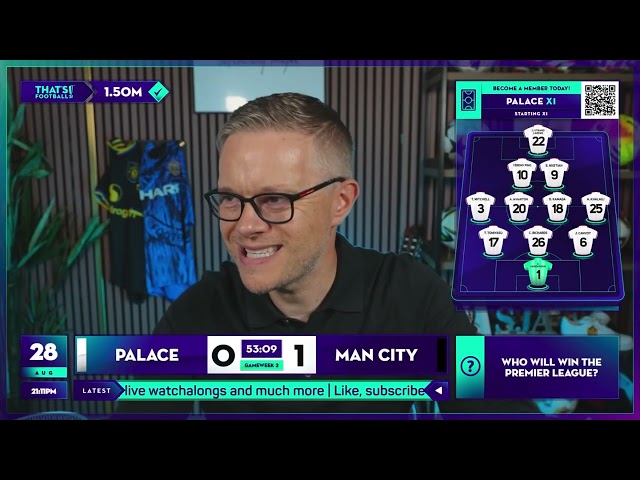 GOLDBRIDGE Best Bits | Crystal Palace 1-4 Man City