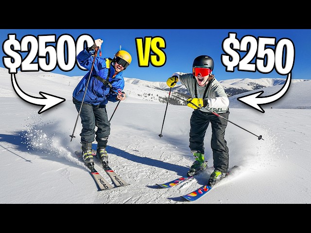 $250 vs $2,500 SKIING BUDGET CHALLENGE