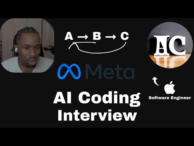 Mock Meta AI Coding Interview with Apple Software Engineer