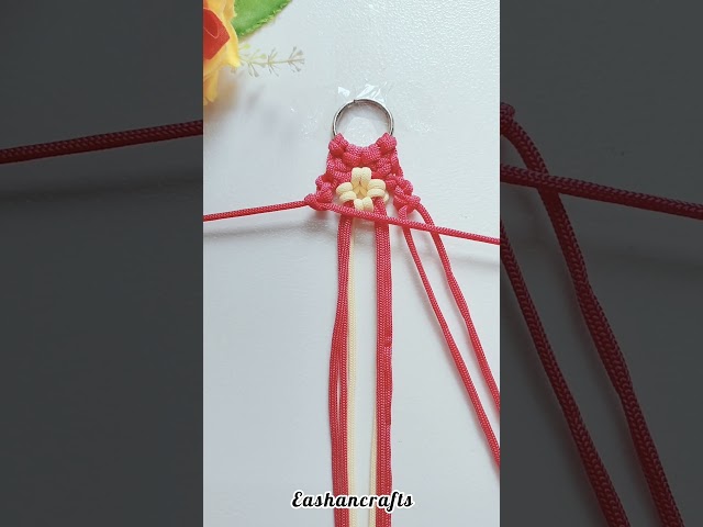 Diy Keychain Craft Ideas 🌼 #diy #crafts #handmade #shorts #reels