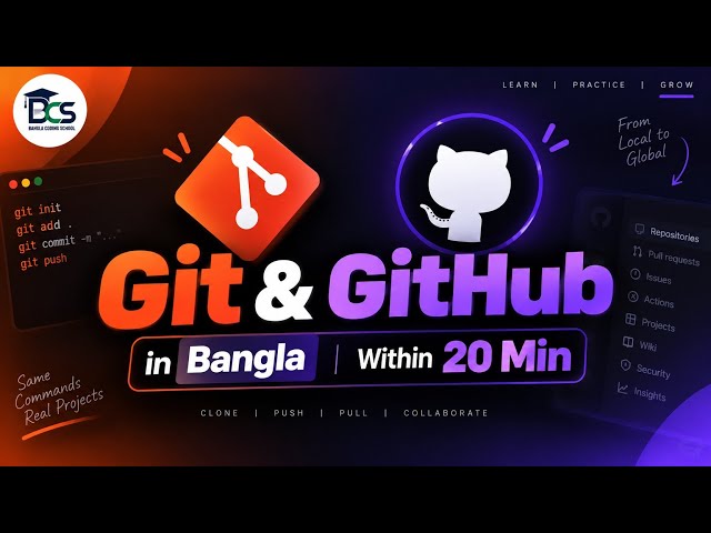 Git and GitHub Tutorial for Beginners 2026