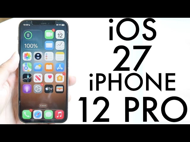 iOS 27 OFFICIAL On iPhone 12 Pro! (Review)