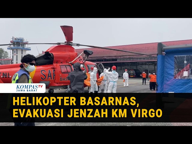 9/25/2026, Basarnas Helicopter Transports 3 KM Virgo Victims to Banjarmasin for Identification