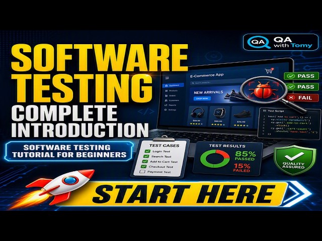 Software Testing Complete Introduction | Software Testing Tutorial for Beginners