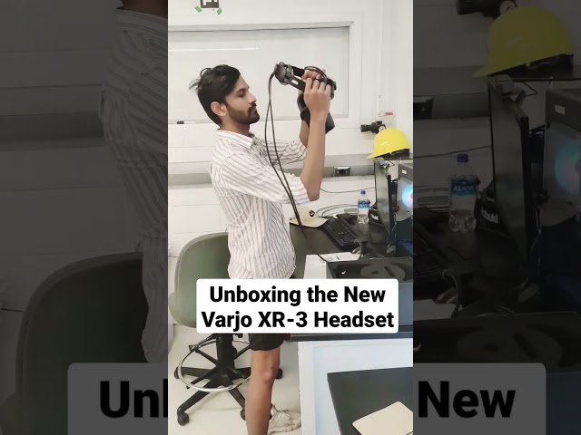 Unboxing the New Varjo XR-3 Headset #cviss #cviss-lab #xr #ar #vr #metaverse