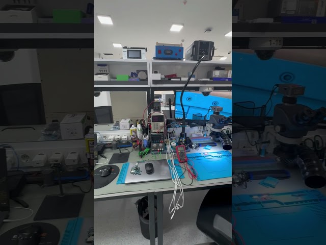 Cell Phone Repair Workstation #smartphone #repair #electroniccircuit #mobil #circuit #mi  #mibox