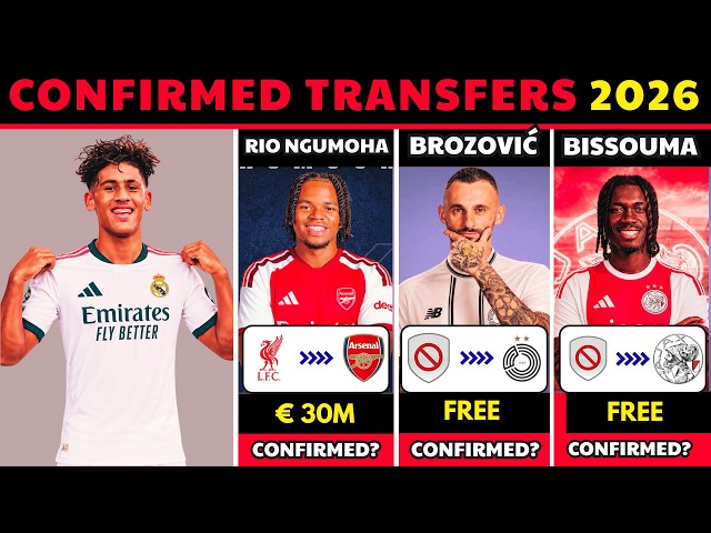 🚨 Latest Confirmed Transfers & Rumours 2026 🔥 Transfer News Today | Bissouma, Ngumoha, JJ Gabriel...
