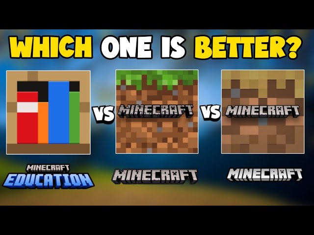 MINECRAFT TRIAL VS MINECRAFT VS MINECRAFT EDUCATION | WHICH ONE IS BETTER?