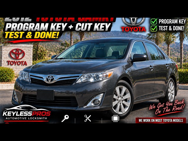 🔥 Toyota Camry Smart Key Programming Made EASY! 🔑 Autel IM508 Step-by-Step