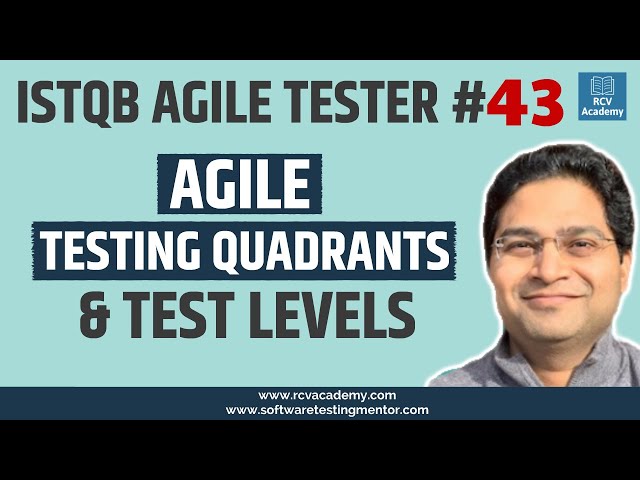 ISTQB Agile Tester #43 - Agile Testing Quadrants and Test Levels