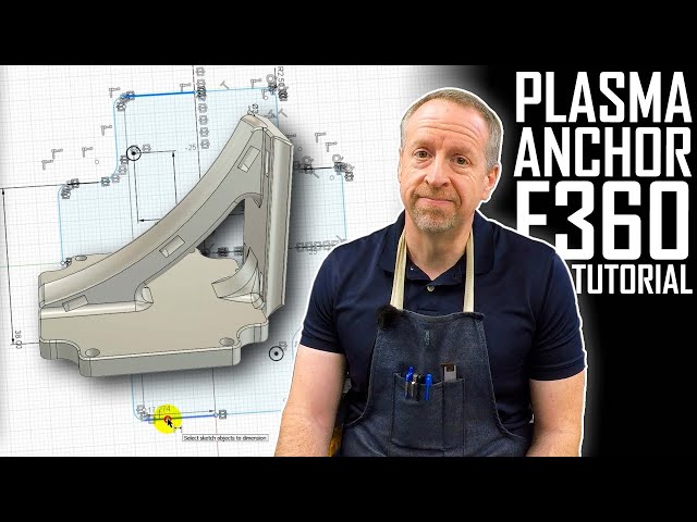 Modeling a Complex Part in Fusion 360 | Langmuir Crossfire Plasma Torch Anchor