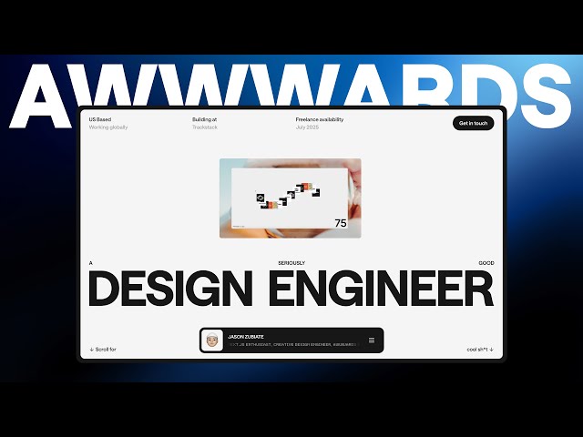 I Built an Awwwards-Level Portfolio to Land My Dream Job (Here’s How)