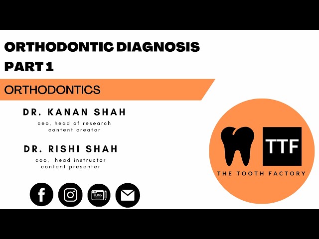 Orthodontic Diagnosis I | Classification, Compensation & Clinical Diagnosis | The Tooth Factory