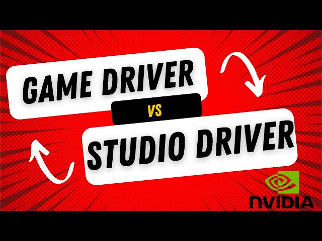 Nvidia : Studio Driver vs Game Driver | Rees3D.com