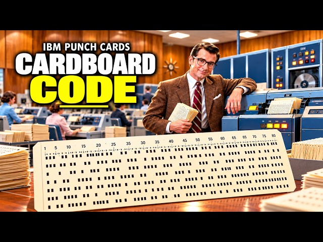 The Pieces of Cardboard That Quietly Ran the Computer World — IBM Punch Cards