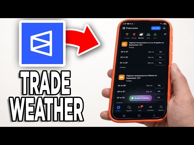 How To Trade On Weather On Polymarket! - Tutorial