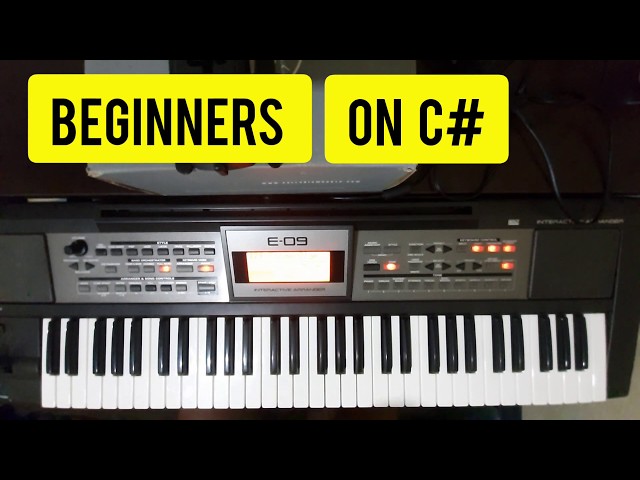 Beginners First Song Tutorial. C#