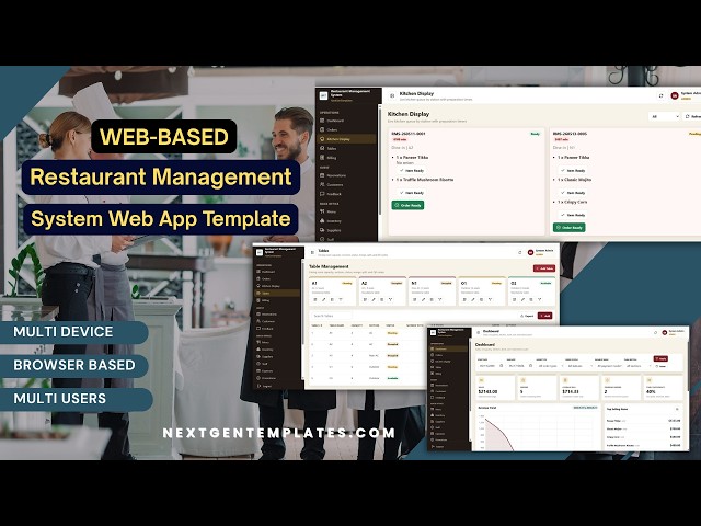 Restaurant Management System-Web Based