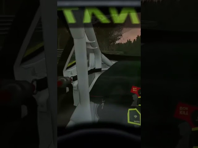 impressive Lambo onboard in Nurburgring on wet