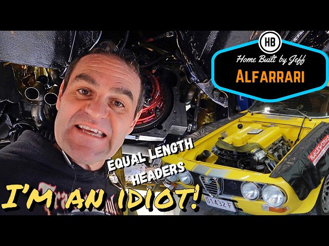 I am such an idiot! - Ferrari engined Alfa 105 Alfarrari build part 242