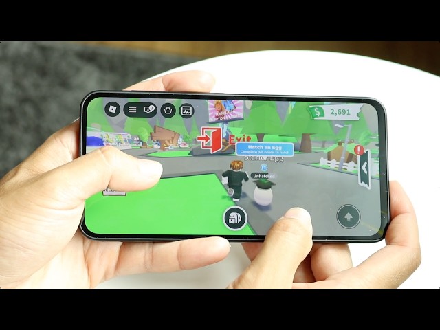 Roblox Gameplay On Samsung Galaxy A27! (Speed Test)