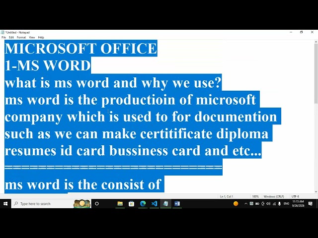 Introduction to Ms word Online 11
