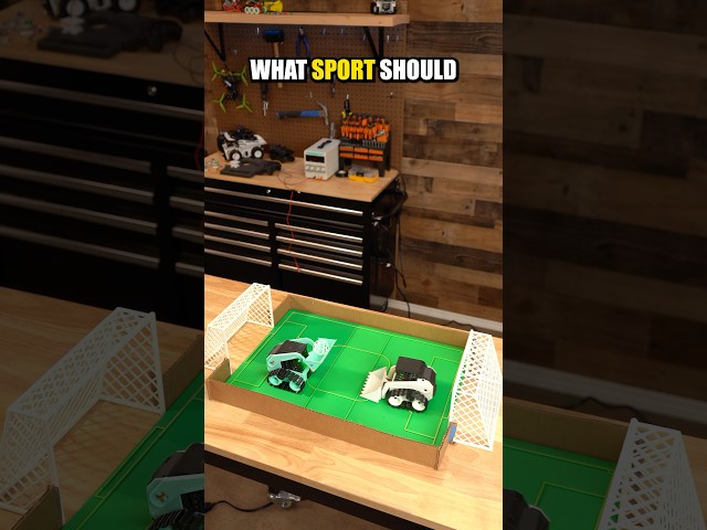 3D Printed RC Skidsteer Soccer #3dprinting #rc