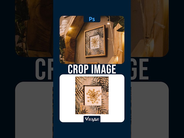 Crop Image in Photoshop I The Fastest How to Crop Images #086