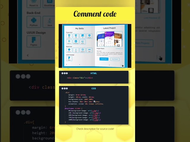 Create Animation Effect with HTML, CSS, JavaScript